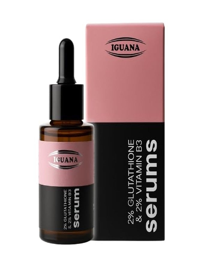 iguana Glutathione Vitamin B3 Skin Brightening Serum, 30ml, All Skin Types, Cleanses, Brightens - Image 1